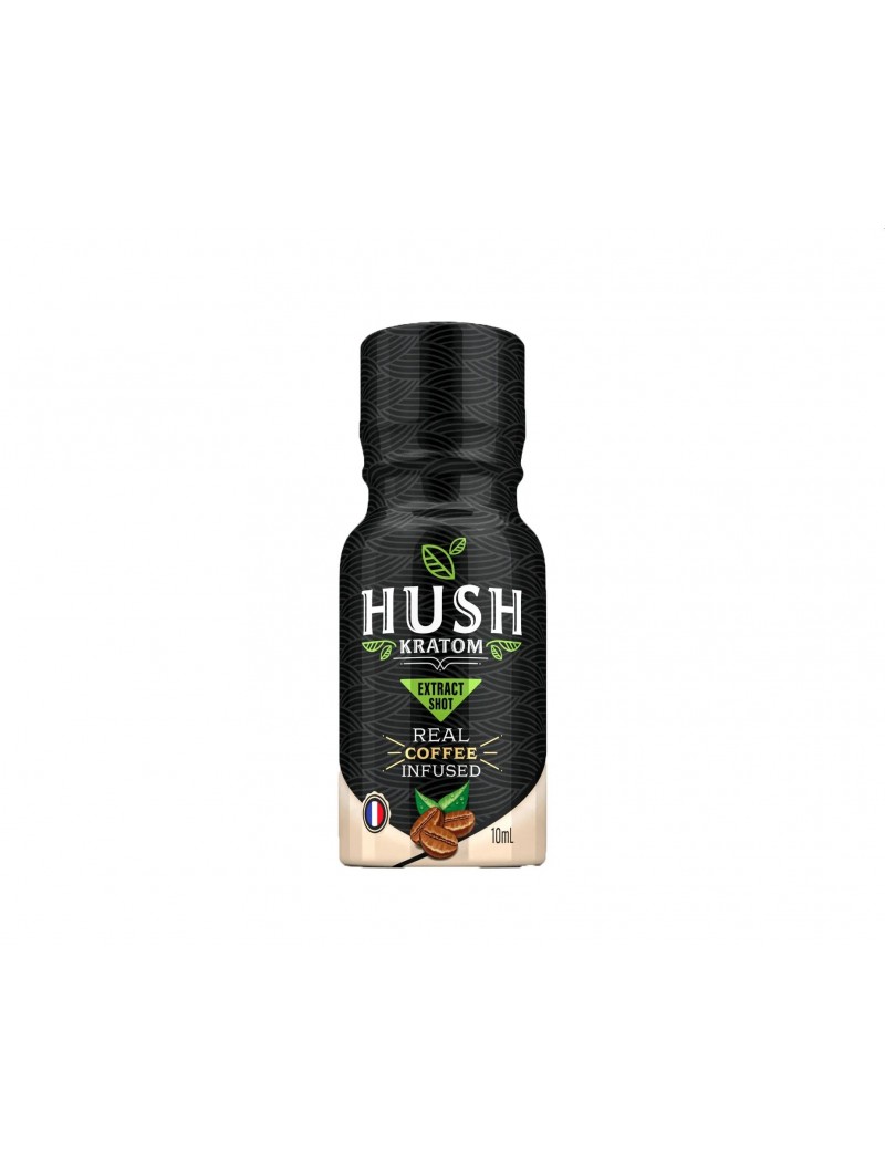 Hush coffee infused kratom liquid shot